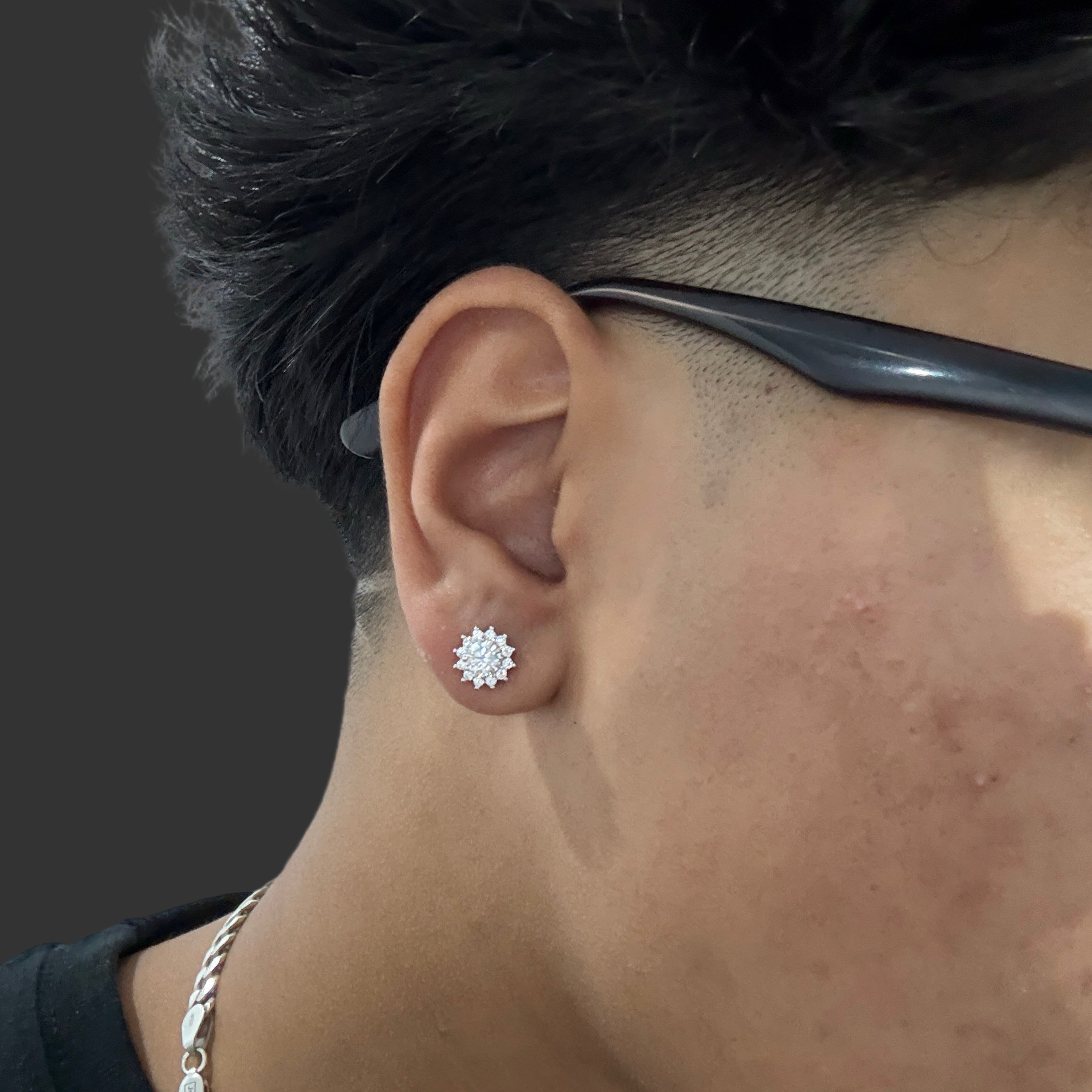 S925 Snowflake Earrings